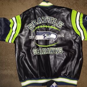 G-III Vintage NFL Seattle Seahawks Bommer Jacket Men's XL